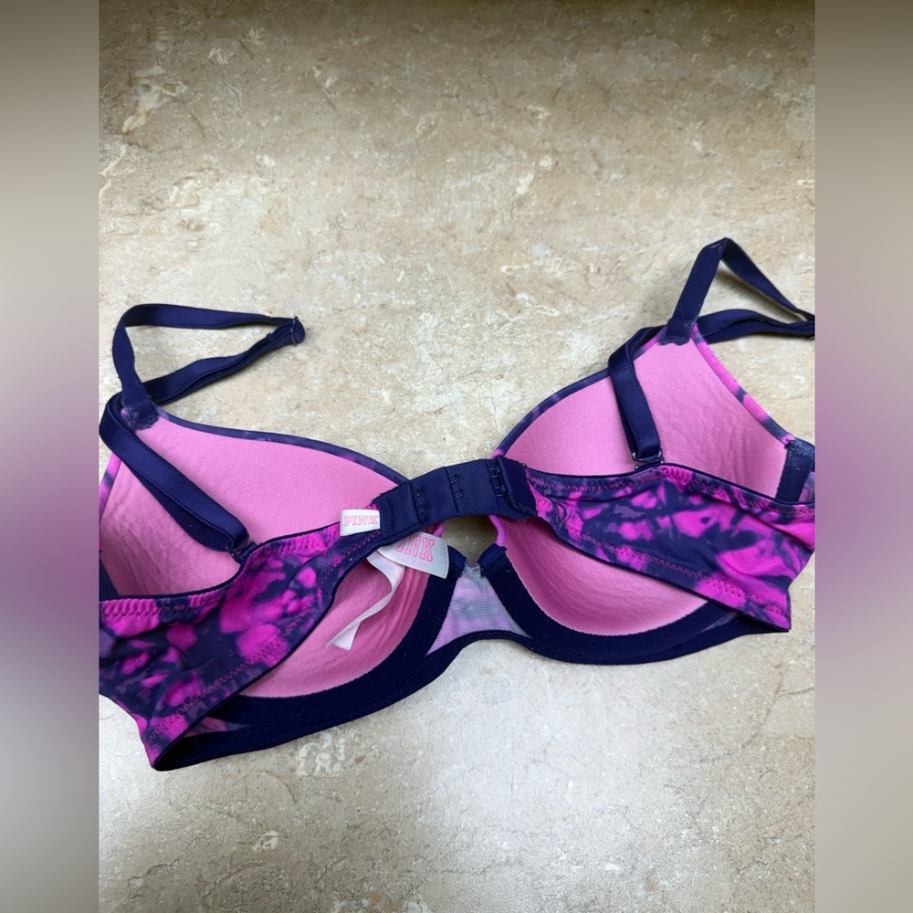 Victoria's Secret Pink and Purple Bra - Picture 2 of 6